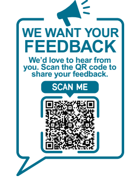 QR code for feedback